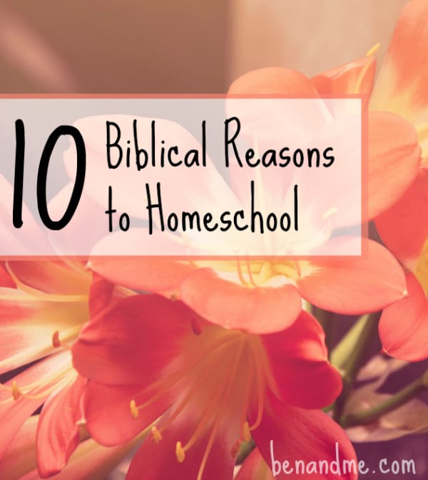 10 Biblical Reasons to Homeschool