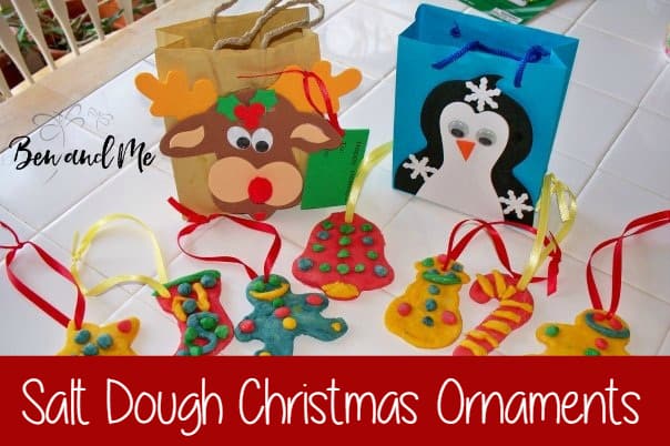 Step-by-step instructions for making salt dough Christmas ornaments with your kids. Such a simple and fun activity that will create a beautiful childhood keepsake! 