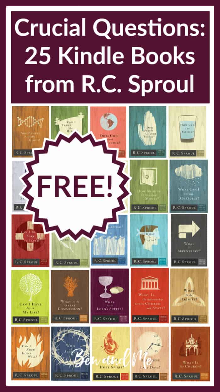Crucial Questions 25 FREE Kindle Books from R. C. Sproul -- list of 25 free books for Kindle from the 