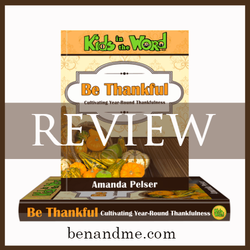 Cultivating Thankfulness (a review of Be Thankful by Amanda Pelser)