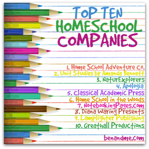 top ten homeschool companies