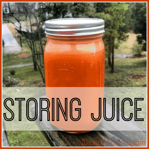 Storing Juice