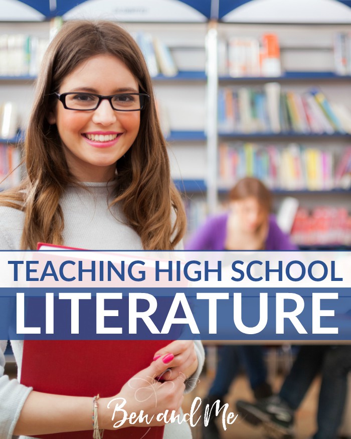 Your goal with teaching high school literature is to help your student continue to love reading and to connect what they are reading with everyday life.