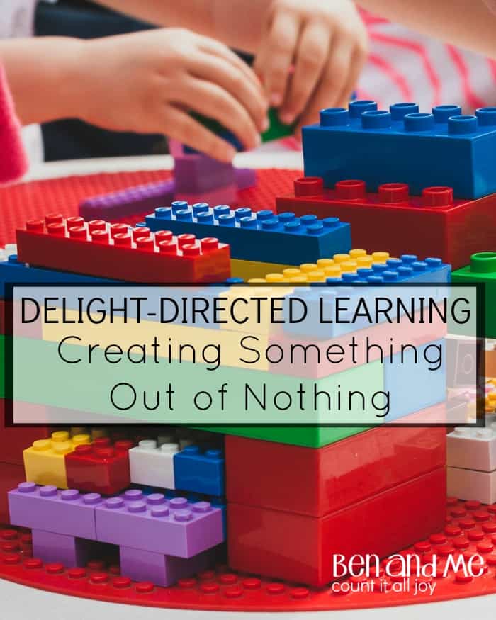 Delight-directed Learning Creating Something Out of Nothing