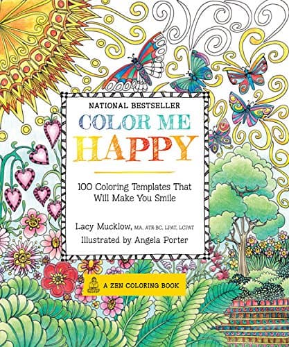 Color Me Happy Adult Coloring Book