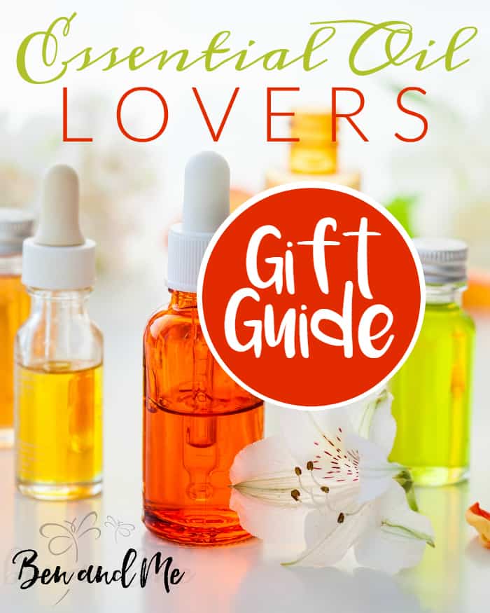 Essential Oils gift guide for lovers of essential oils and those who want to get started using them. Includes my personal favorite products. #essentialoils #essentialoilsgiftguide #aromatherapy #giftguide #giftsforher