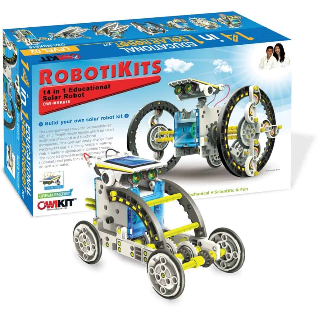 Best Science Gifts for Teen Boys: 14 in 1 Robots Kit