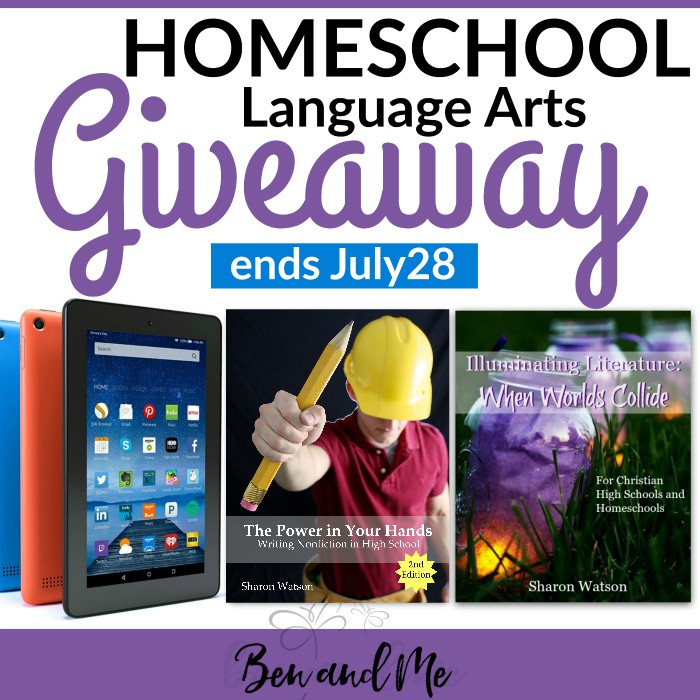 Homeschool Language Arts and Fire Tablet Giveaway