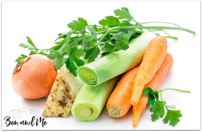 Add herbs and vegetables to your bone broth for more flavor! 