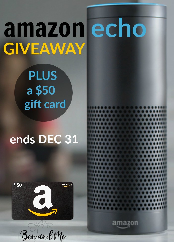 Find out how an Amazon Echo makes life easier, then enter to win one for yourself + a Amazon gift card! Giveaway ends Dec. 31, 2016.