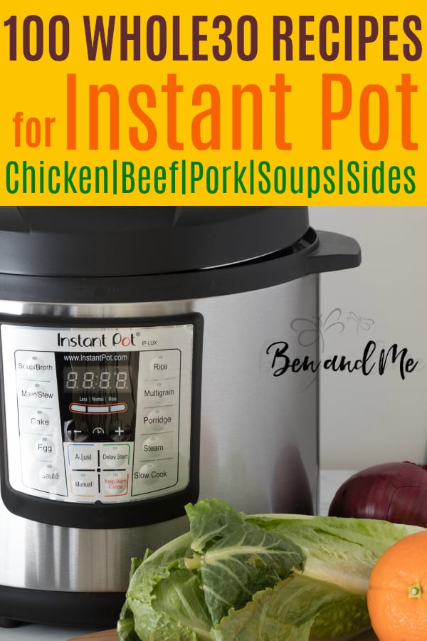 Eating a healthy diet has never been easier than when you make delicious, healthy recipes with the Instant Pot. These 100 healthy recipes for Instant Pot will get you started on the right track. #instantpot #instapot #whole30 #whole30recipes #instantpotrecipes #recipe #recipes #healthyrecipes #dinnerrecipes #souprecipes #chickenrecipes #beefrecipes #porkrecipes #sidedishes #maindishes #paleorecipes #paleo #paleoinstantpotreicpes