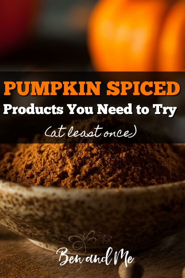 Pumpkin and ground pumpkin spice with text overlay that reads, 