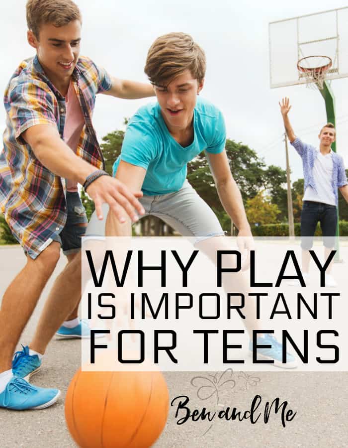 It's not a hard sell when I tell you to allow your young children to play more. Most of you breathe a sigh of relief and go to the park. But what if I gave you similar advice for your teens? How would you react to that? Learn why play is important in the teen years, too!