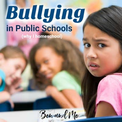 Bullying in Public Schools is Out of Control (Why I Homeschool)