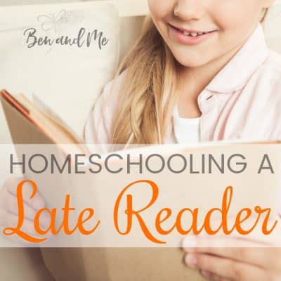 Homeschooling a Late Reader