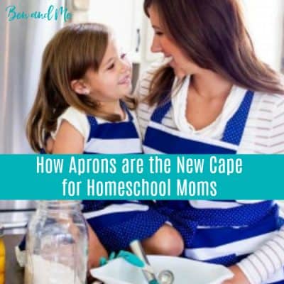 How Cute Aprons are the New Cape for Homeschool Moms