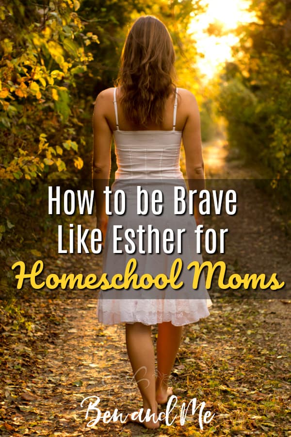 The role of homeschool mom is not for the faint of heart. But I'd like to encourage you on this greater calling on a mom's life. And I'll do this by contrasting you with one of my favorite women from the Bible . . . Esther. #homeschool #homeshoolmom #queenesther #biblestudiesforwomen