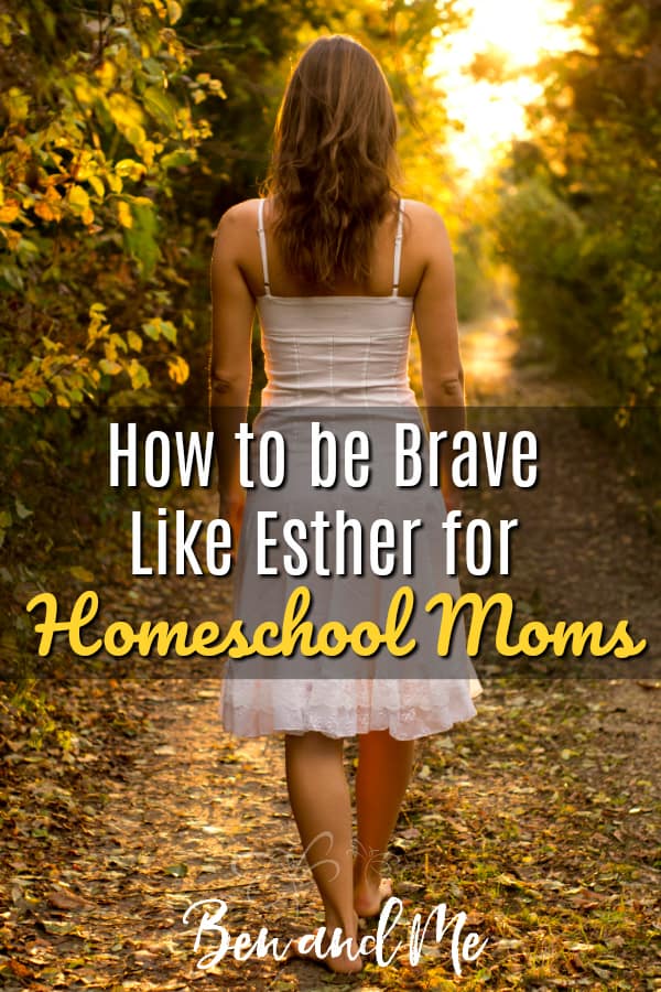 The role of homeschool mom is not for the faint of heart. But I'd like to encourage you on this greater calling on a mom's life. And I'll do this by contrasting you with one of my favorite women from the Bible  . . . Esther. #homeschool #homeshoolmom #queenesther #biblestudiesforwomen