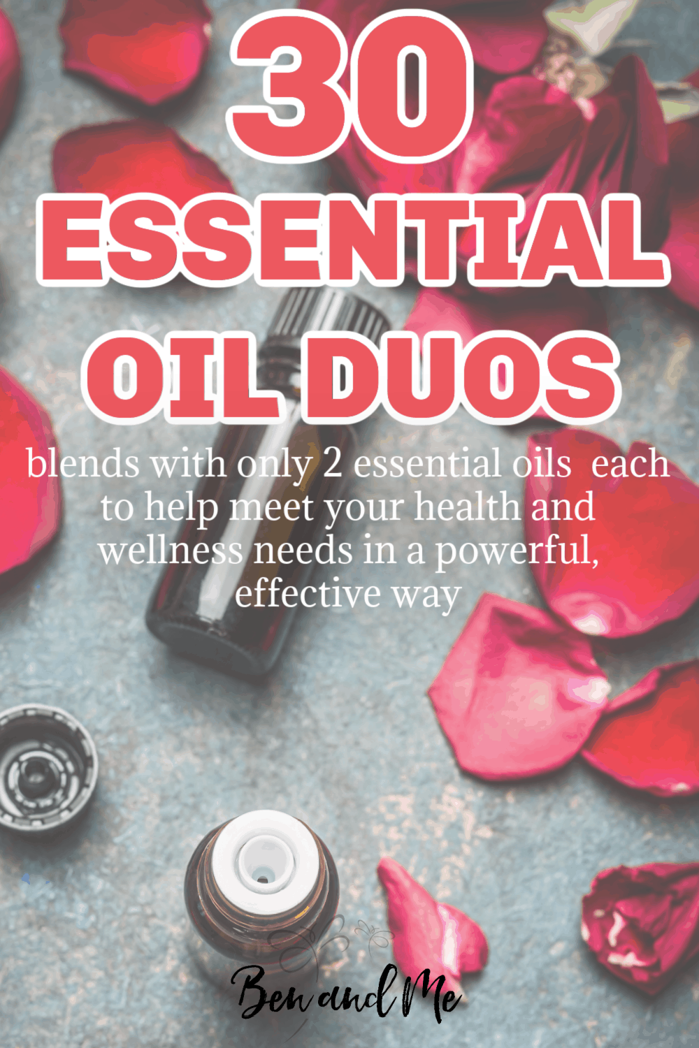 30 essential oil duos - blends with only 2 essential oils each